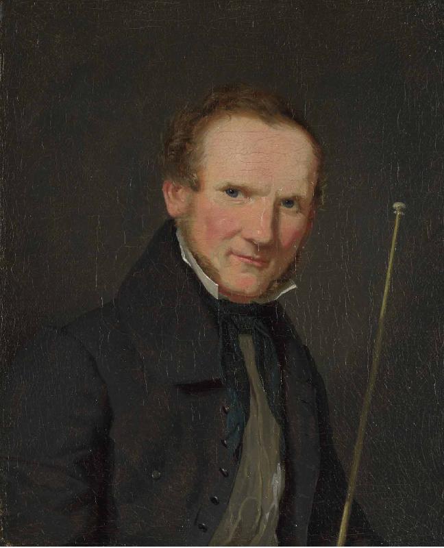 Christen Kobke Portrait of Wilhelm Bendz